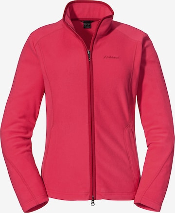 Schöffel Athletic Fleece Jacket 'Leona2' in Pink: front