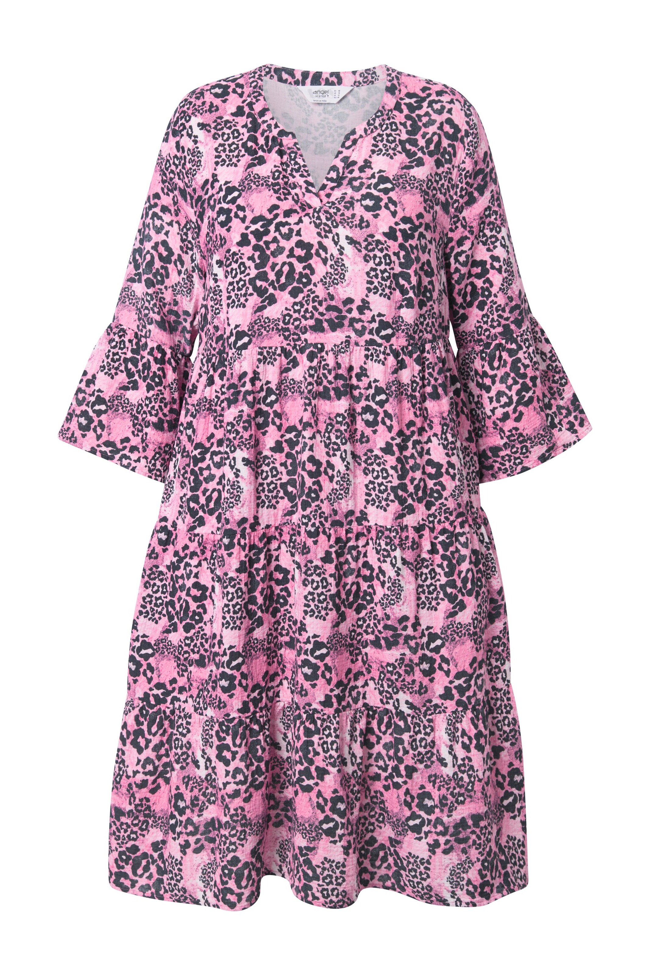 Angel of Style Jurk in Roze: voorkant