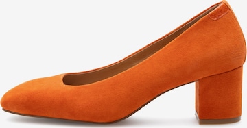 WODEN Pumps i gul: forside