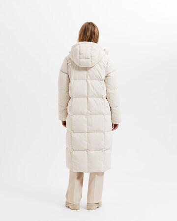 SELECTED FEMME Winter Coat 'Nita' in White