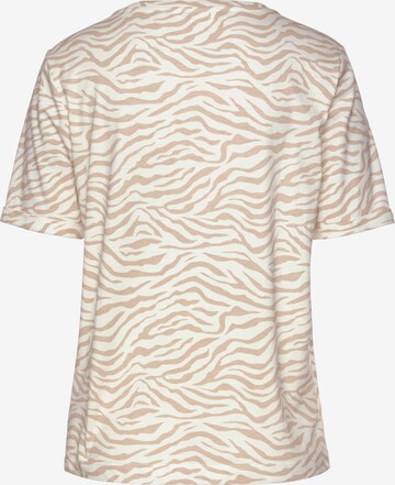 LASCANA - Camiseta para dormir en beige