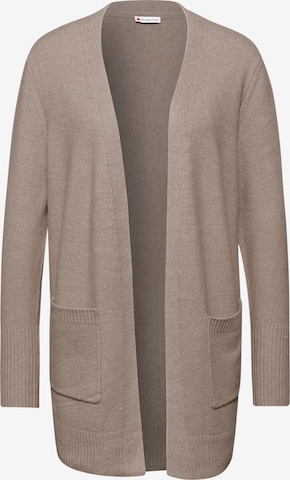 STREET ONE Strickjacke in Beige: Vorderseite