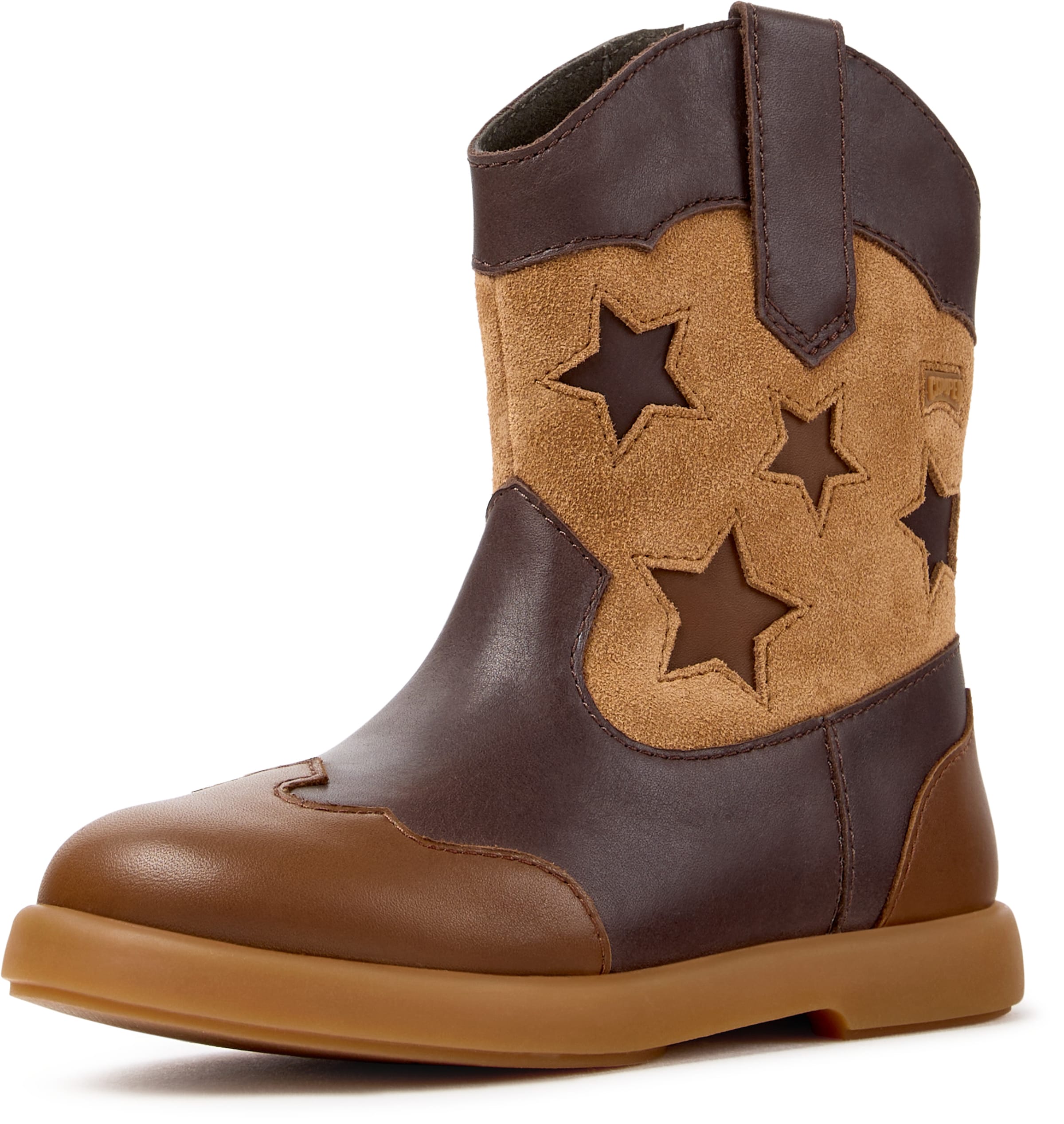 CAMPER - Bota ' Duet ' em castanho: frente
