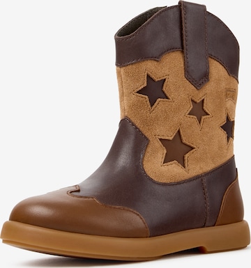 CAMPER - Bota ' Duet ' em castanho: frente