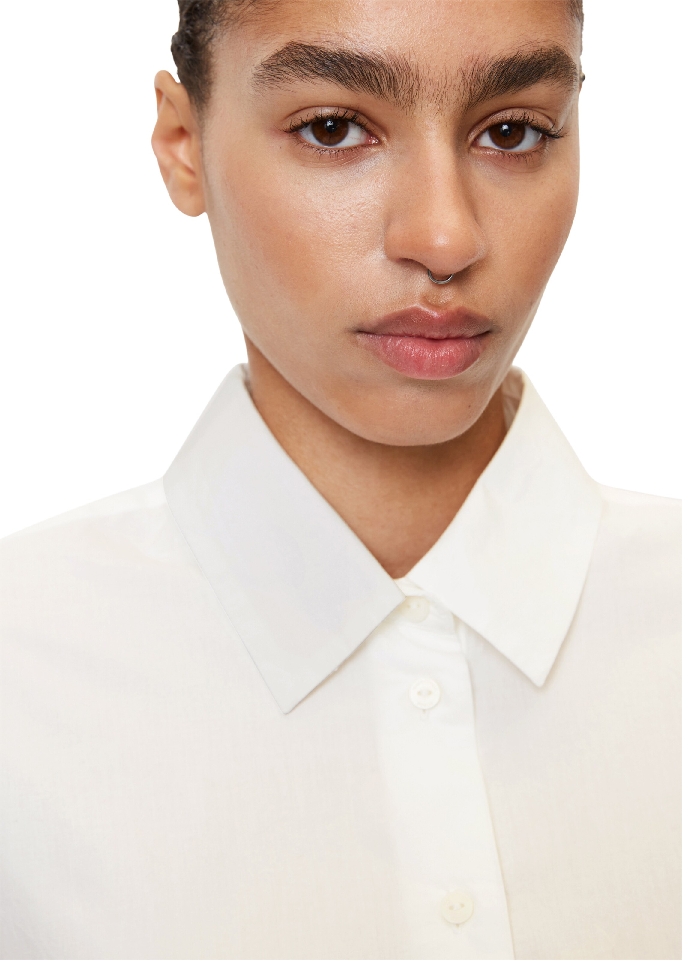 Marc O'Polo DENIM Bluse in Weiß