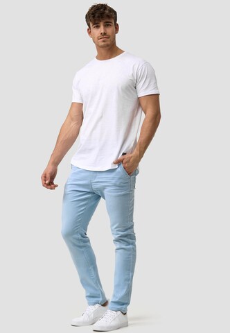 Coupe slim Jean 'Alban' INDICODE JEANS en bleu