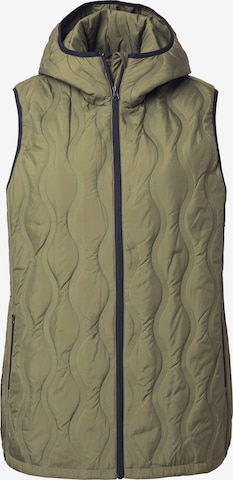 Ulla Popken Vest in Green: front