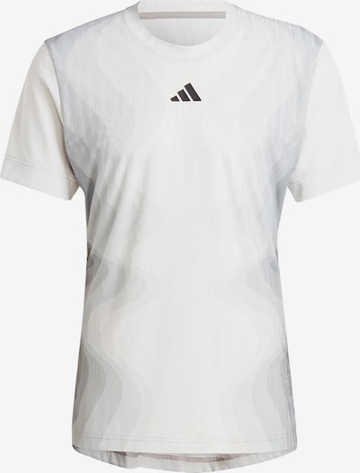 ADIDAS PERFORMANCE T-Shirt fonctionnel en graphite / pierre / gris clair / blanc, Vue avec produit