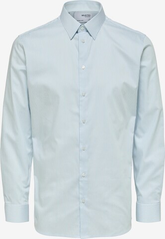 SELECTED HOMME Slim Fit Forretningsskjorte 'NATHAN' i blå: forside