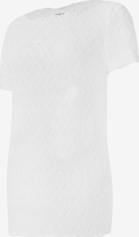 Maglietta 'OLMJunila' di Only Maternity in bianco: frontale