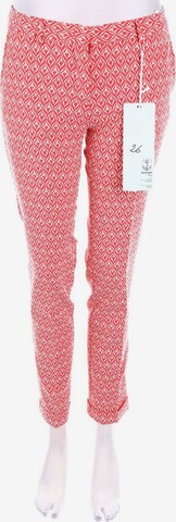 Monocrom Skinny Pants XS in Rot: predná strana