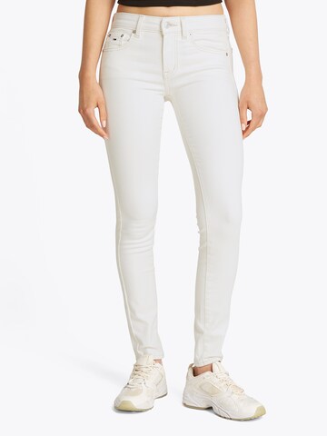 Tommy Jeans Скинни Джинсы в Белый: спереди