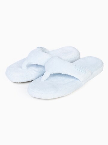 Minnetonka Hausschuh 'Terry Cloth Olivia' in Blau