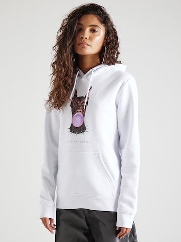 EINSTEIN & NEWTON - Sweatshirt 'Bubble Dog' em branco: frente