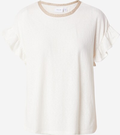 VILA T-shirt 'DANNI' en camel / blanc, Vue avec produit