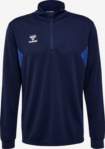 Hummel Athletic Sweatshirt in Blue: front