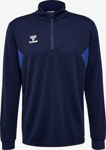 Hummel Athletic Sweatshirt in Blue: front