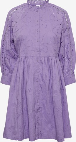 Y.A.S Košilové šaty 'Sianic' – fialová: přední strana