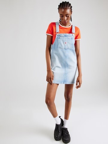 Tommy Jeans Overall Skirt in Blue