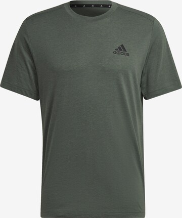 ADIDAS PERFORMANCE Performance Shirt 'Designed 2 Move Feelready' in Green: front