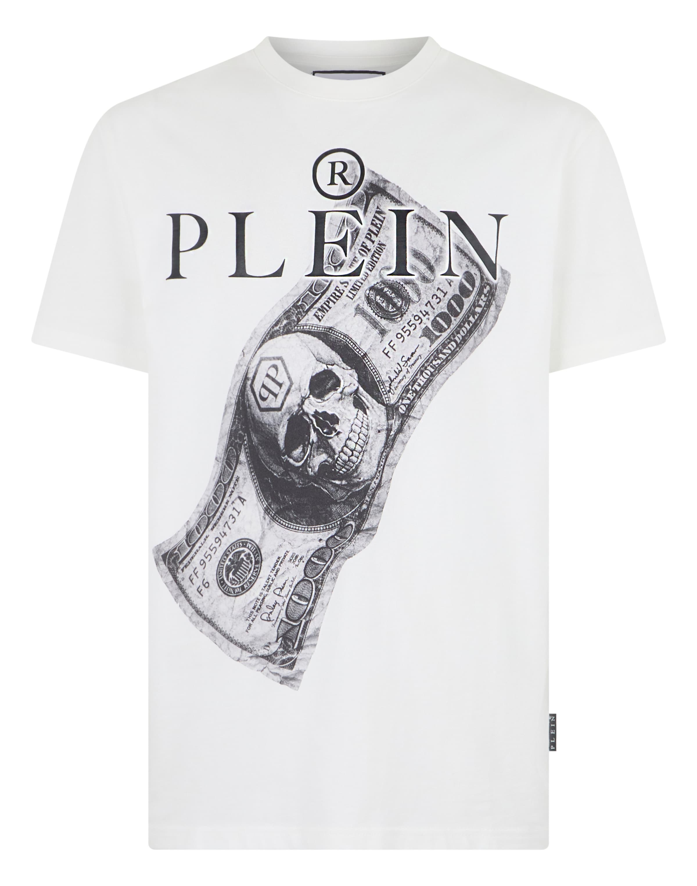 Maglietta di Philipp Plein in bianco: frontale