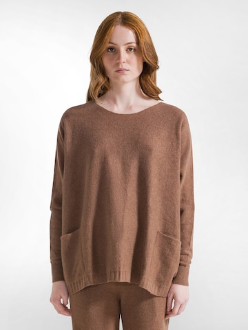 Pullover di DEHA in marrone: frontale