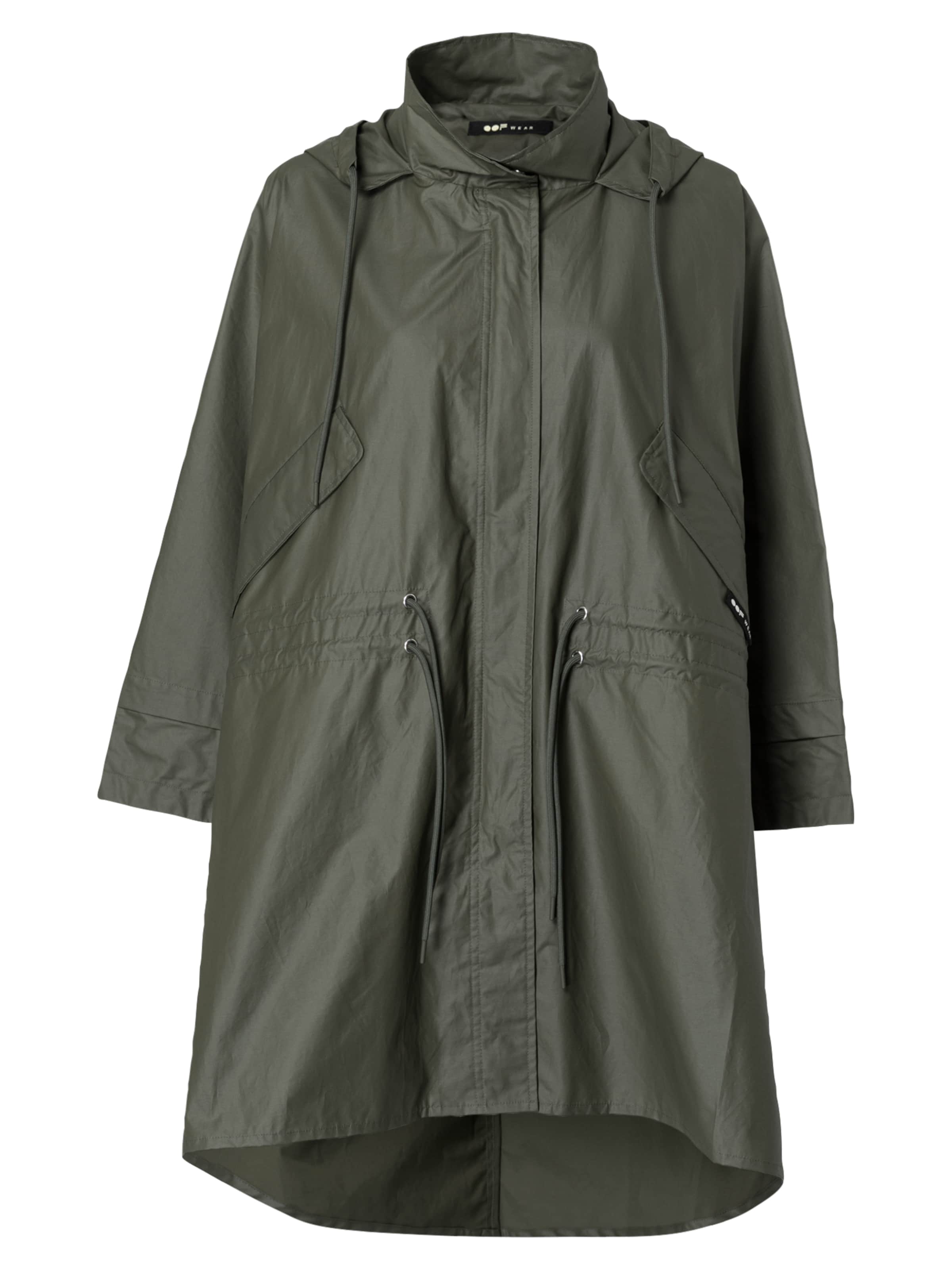 OOF WEAR Φθινοπωρινό και ανοιξιάτικο μπουφάν σε πράσινο: μπροστά