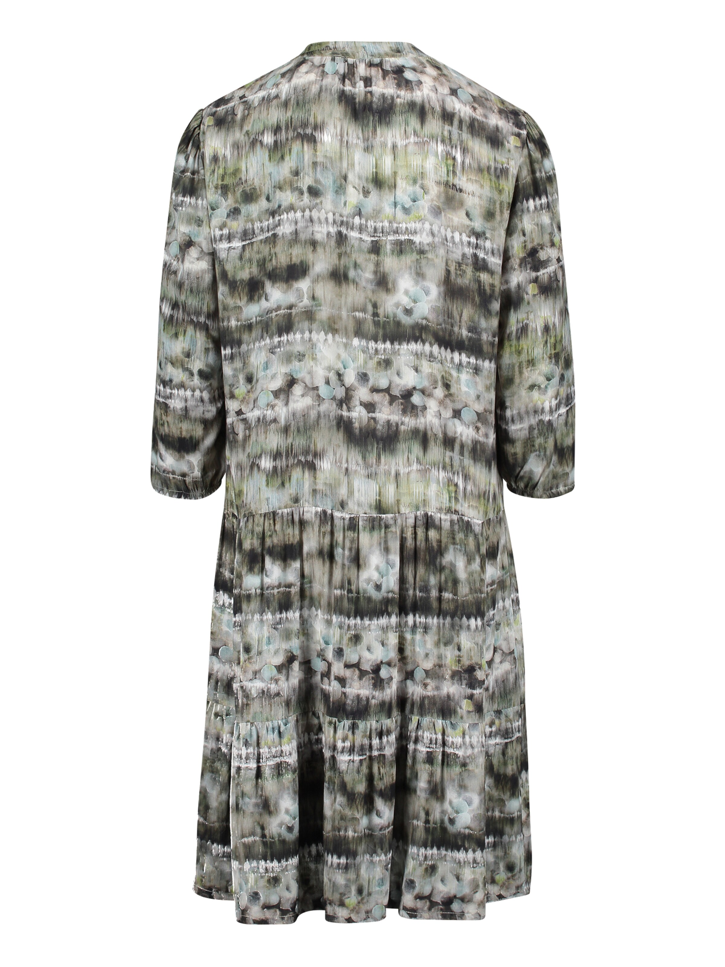 Frauen Große Größen Betty Barclay Casual-Kleid mit 3/4 Arm in Grün - LR12108 Frauen Große Größen Betty Barclay Casual-Kleid mit 3/4 Arm in Grün - LR12108