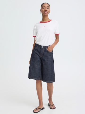 ICHI Zvonové kalhoty Džíny 'IHKIRSTEN' – modrá