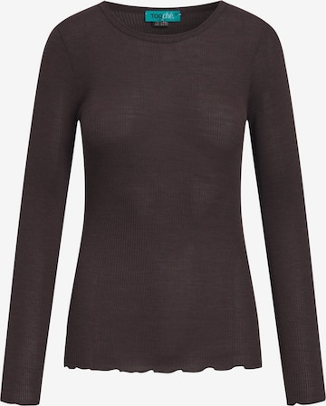 TOOche Pullover 'Oslo' in Braun: Vorderseite