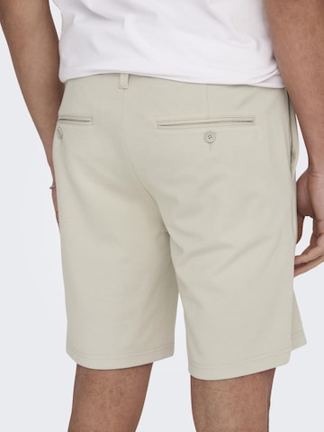 Only & Sons Regular Shorts 'Mark' in Grau