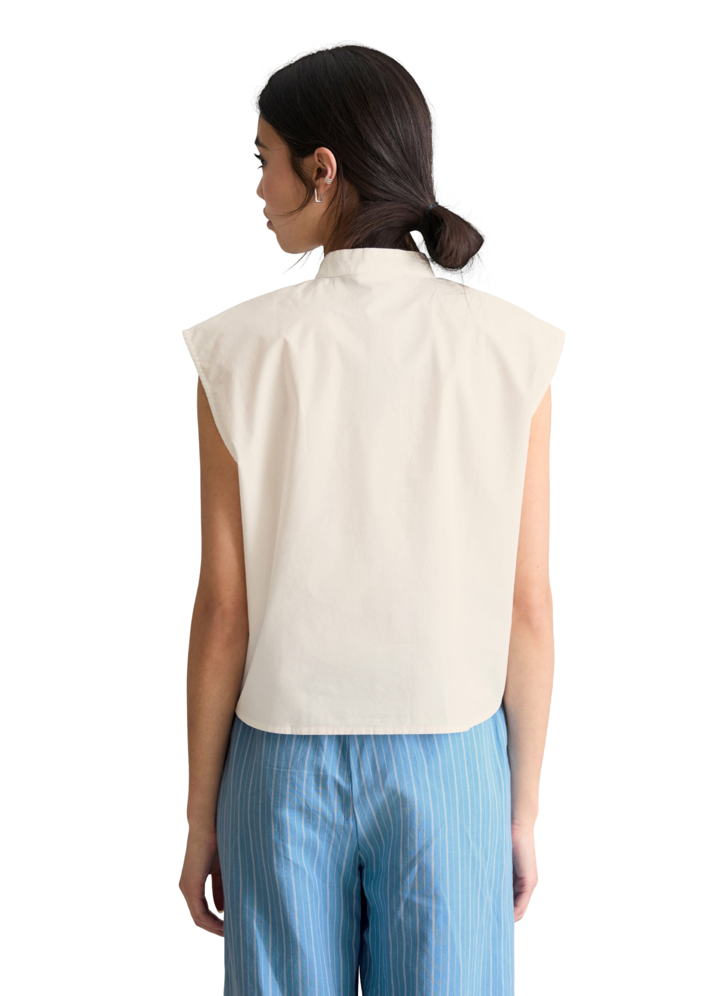 Marc O'Polo DENIM Bluse in Weiß