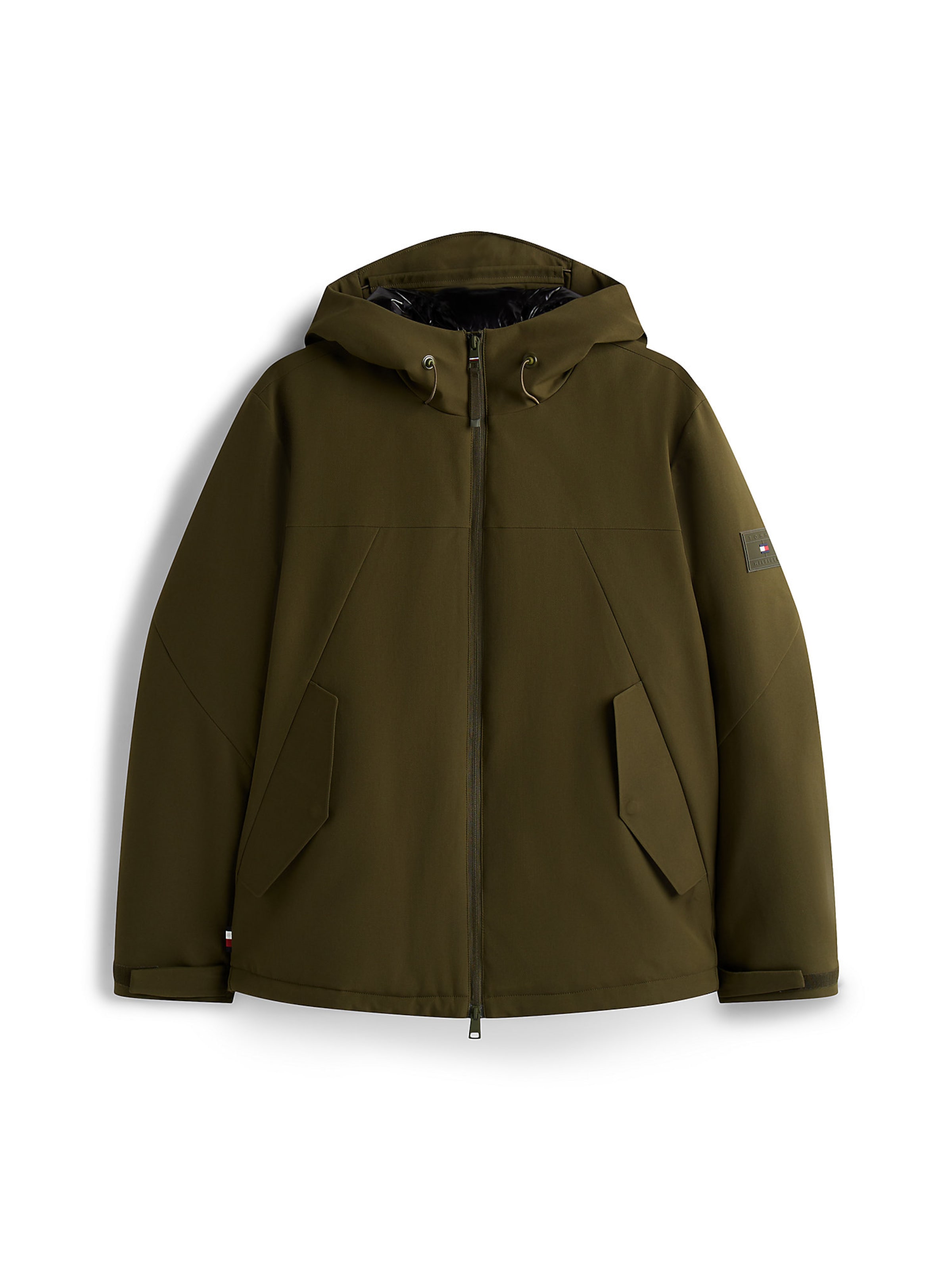 TOMMY HILFIGER Between-season jacket in Green: front