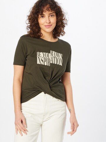 River Island - Camiseta en verde: frente