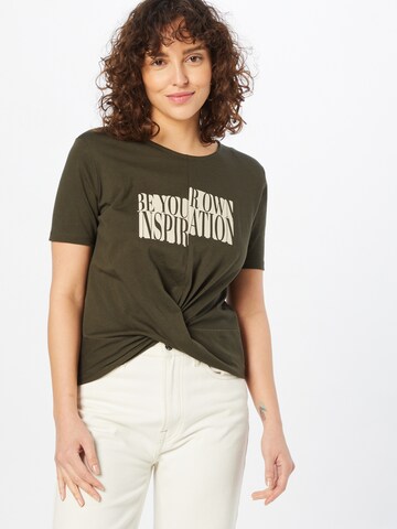 T-shirt River Island en vert : devant