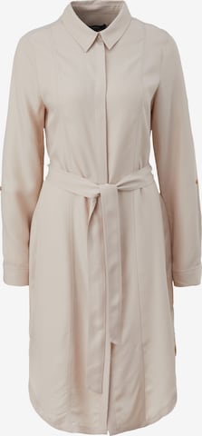 COMMA Shirt Dress in Beige: front