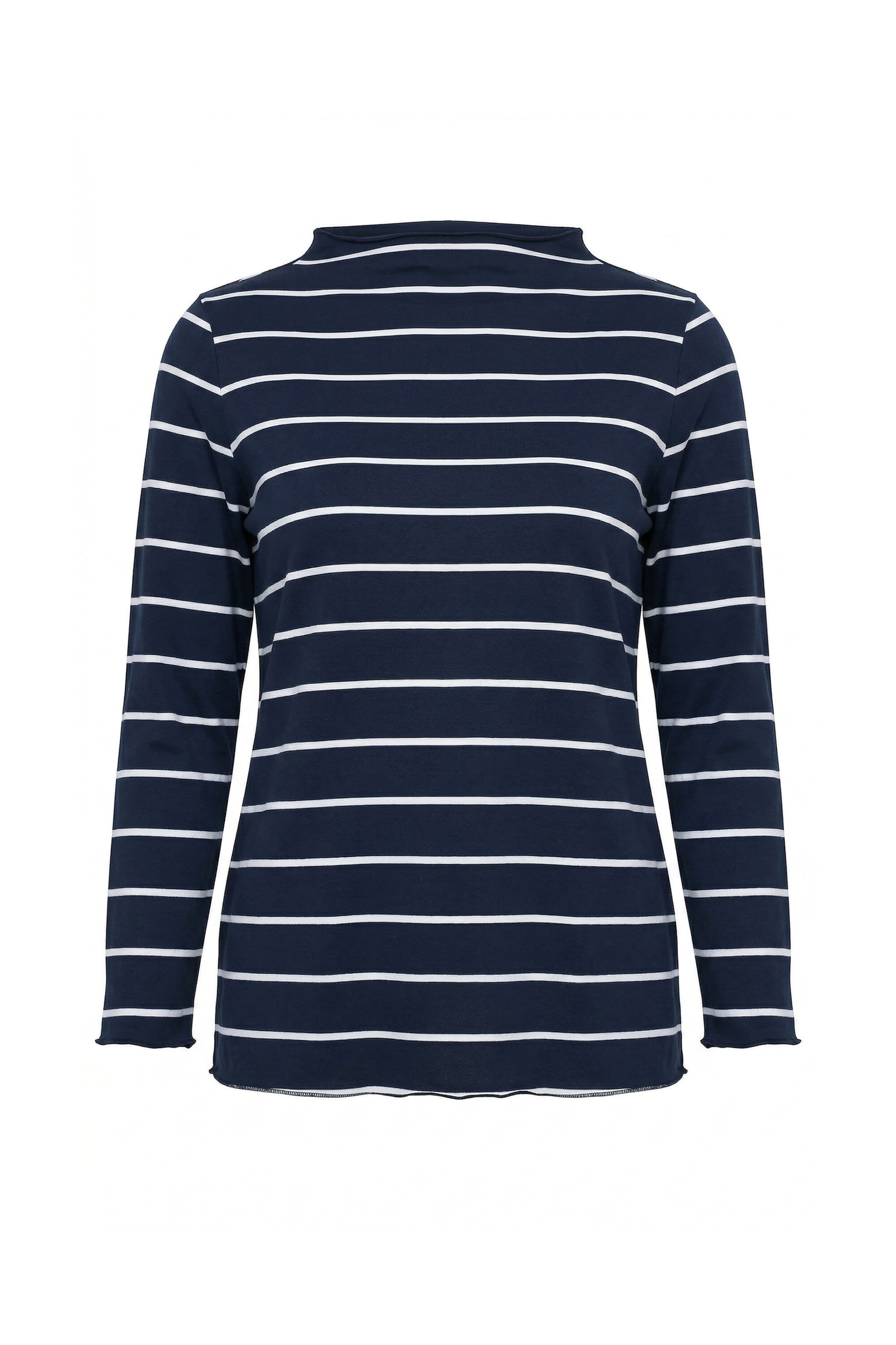 Ulla Popken Shirt in M-L in Marine blue / White, Item view
