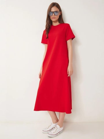 Happiness İstanbul Jurk in Rood