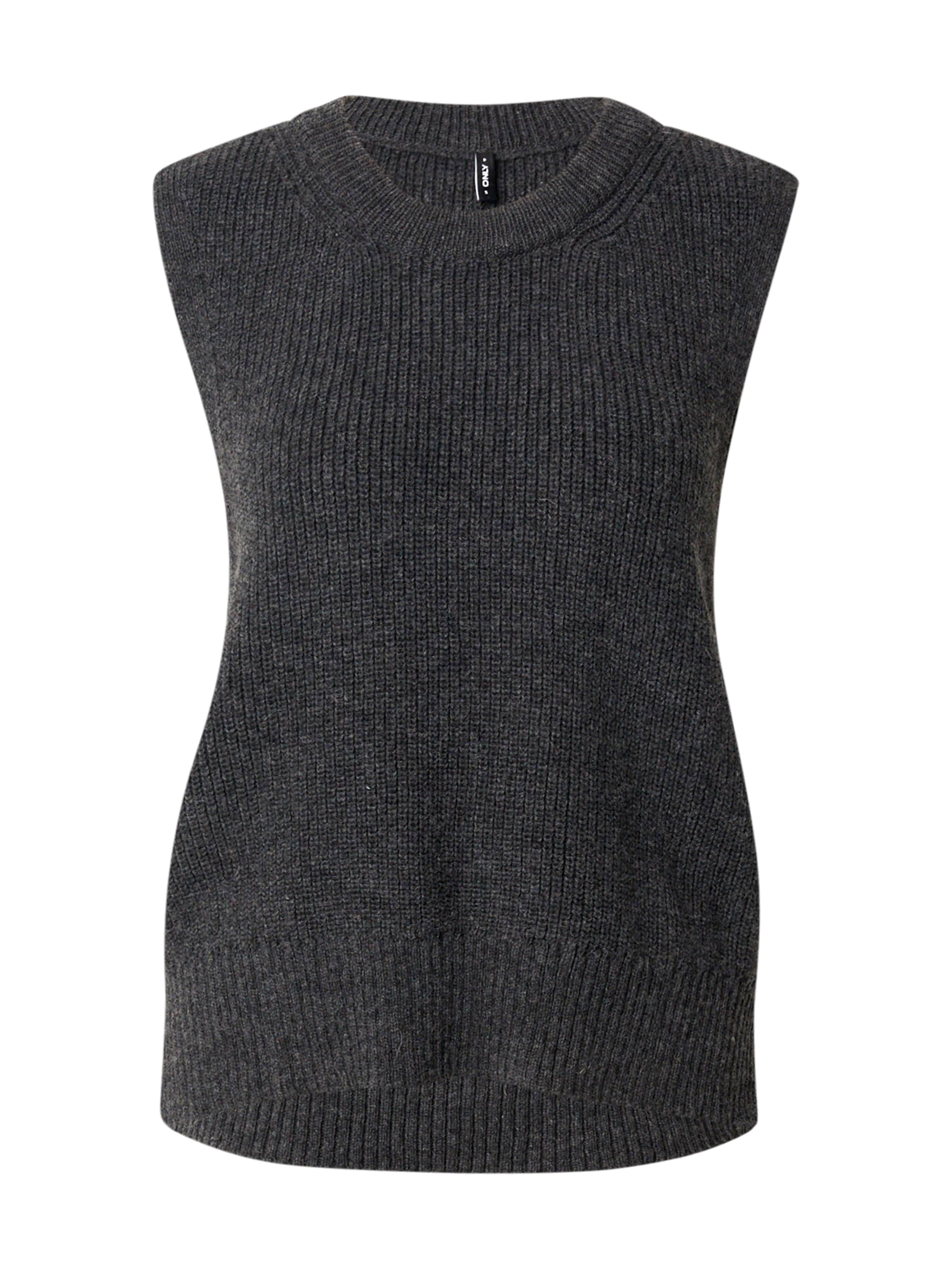 ONLY - Top de punto 'ONLPARIS' en gris: frente