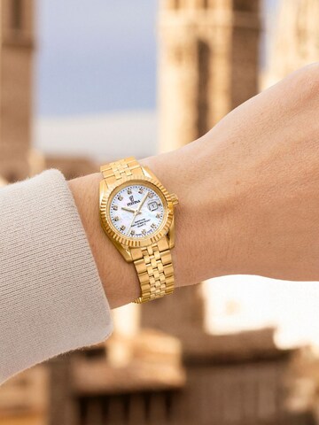 FESTINA Analogové hodinky 'Date watch Classics Swiss Made' – zlatá