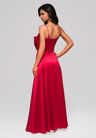 Ombre Avondjurk 'Francesca' in Rood