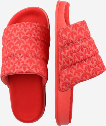 Mule 'Adilette Essential' ADIDAS ORIGINALS en rouge