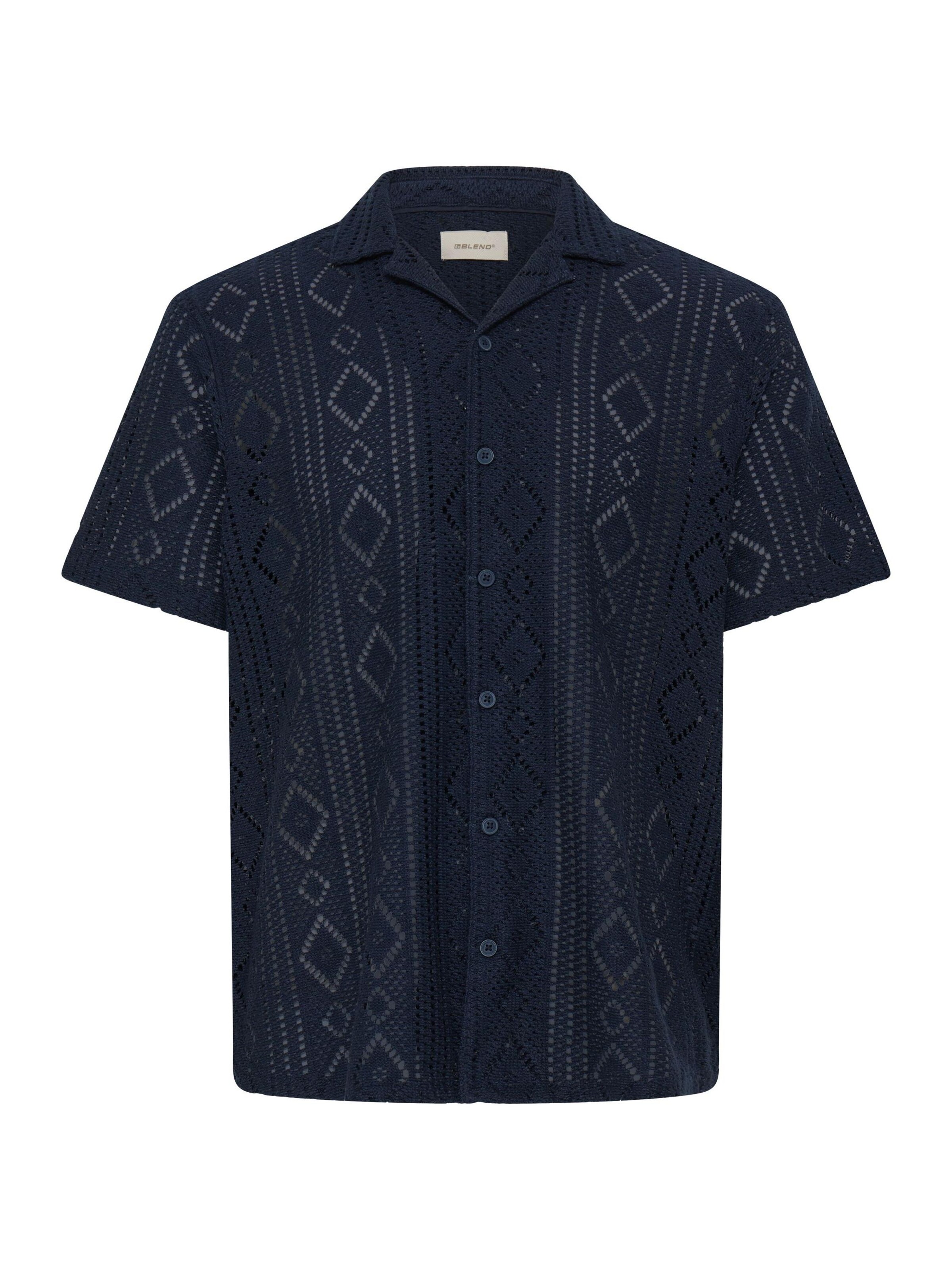 BLEND Regular fit Button Up Shirt 'BHAkon' in Blue: front