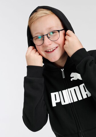 PUMA Sweatjacke in Schwarz