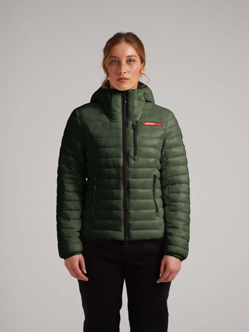JACK1T Outdoor jacket ' SATEL1TE Kapuzen-Daunenjacke 2.0 ' in Green: front