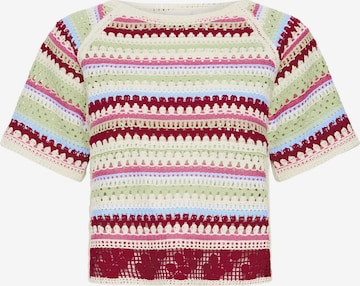 ICHI Pullover 'IHBANDIE SS2' i blandingsfarvet: forside