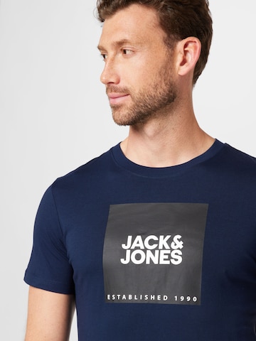 JACK & JONES Тениска в синьо