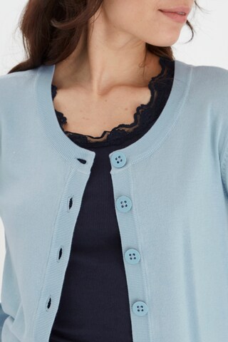 Fransa Knit cardigan 'Uvic' in Blue