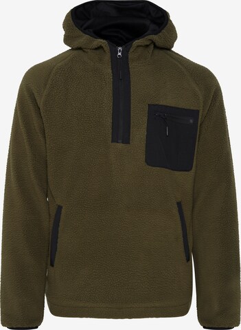 INDICODE JEANS Fleece Jacket 'Trent' in Green: front