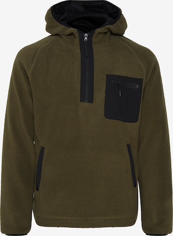 INDICODE JEANS Fleece Jacket 'Trent' in Green: front